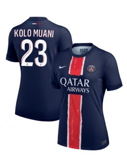 Paris Saint-Germain Randal Kolo Muani #23 Replika Hemmakläder Dam 2024-25 Kortärmad